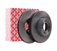 2x FEBI BILSTEIN 24343 Disco de freno Delantero para BMW 5 Sedán (E60) 324mm