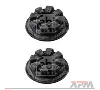 2x Febi Bilstein 34069 Plato De Amortiguador Delantero Trasero Goma