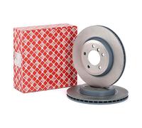 2x FEBI BILSTEIN 43946 Disco de freno Delantero para BMW 3 Sedán (E46) 325mm