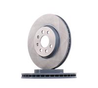 2x FEBI BILSTEIN 44123 Disco de freno Delantero para OPEL Astra H TwinTop (A04)