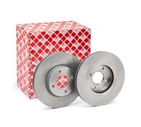 2x FEBI BILSTEIN Disco de freno Delantero Ø278mm Espesor: 23mm Corona de Agujeros - Ø: 108mm ventilación interna 105848 Compatible con FORD Fiesta Mk6 Hatchback CB1, CCN, JA8, JR8 B-MAX JK