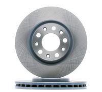 2x FEBI BILSTEIN Disco de freno Delantero Ø281mm Espesor: 26mm Corona de Agujeros - Ø: 110mm ventilación interna 43945