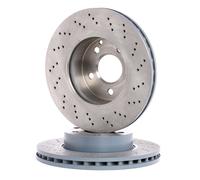 2x FEBI BILSTEIN Disco de freno Delantero 295mm 30552