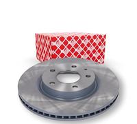 2x Disco de freno Eje delantero ventilación interna 180008 FEBI BILSTEIN