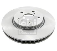 2x FEBI BILSTEIN Disco de freno Delantero Ø296mm Espesor: 28mm Corona de Agujeros - Ø: 114mm ventilación interna 108498 Compatible con LEXUS IS II GSE2, ALE2, USE2, TOYOTA Crown Sedán S180