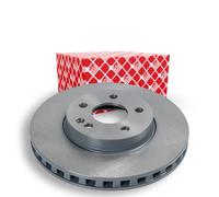 2x FEBI BILSTEIN Disco de freno Delantero 300mm 106605