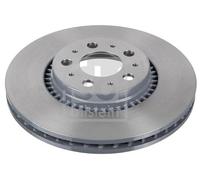2x FEBI BILSTEIN Disco de freno Delantero Ø305mm Espesor: 28mm Corona de Agujeros - Ø: 108mm ventilación interna 18050 Compatible con VOLVO V70 II 285 S60 I 384 V70 I 875, 876 S80 I 184