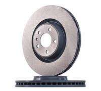 2x FEBI BILSTEIN Disco de freno Delantero Ø345mm Espesor: 30mm Corona de Agujeros - Ø: 112mm ventilación interna 44039