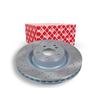 2x FEBI BILSTEIN Disco de freno Delantero adecuado para MERCEDES-BENZ 350mm