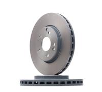 2x FEBI BILSTEIN Disco de freno Delantero adecuado para MERCEDES-BENZ SLK (R170)