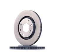 2x FEBI BILSTEIN Disco de freno Delantero adecuado para PEUGEOT 206 Fastback