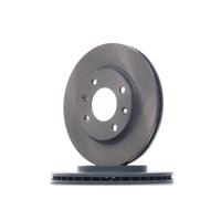 2x FEBI BILSTEIN Disco de freno Delantero adecuado para PEUGEOT 206 Fastback