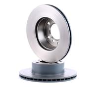 2x FEBI BILSTEIN Disco de freno Delantero para BMW 1 Hatchback (E81) 284mm 23535