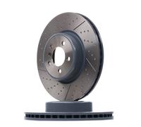 2x FEBI BILSTEIN Disco de freno Delantero para BMW 3 Touring (F31) 370mm 105720