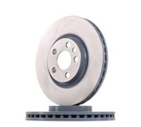 2x FEBI BILSTEIN Disco de freno Delantero para FIAT ULYSSE (220) 281mm 12037