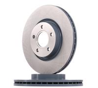 2x FEBI BILSTEIN Disco de freno Delantero para FORD FOCUS III Turnier 300mm