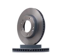 2x FEBI BILSTEIN Disco de freno Delantero para KIA SORENTO I (JC) 302mm 108452