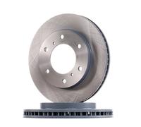 2x FEBI BILSTEIN Disco de freno Delantero para MITSUBISHI PAJERO IV (V8W, V9W)