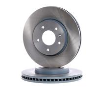 2x FEBI BILSTEIN Disco de freno Delantero para OPEL Antara A (L07) 296mm 31425