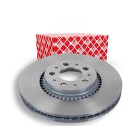 2x FEBI BILSTEIN Disco de freno Delantero para VOLVO V70 II (285) S60 I (384)