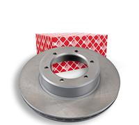 2x FEBI BILSTEIN Disco de freno Delantero para VW Taro Pick-up 289mm 31553