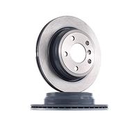 2x FEBI BILSTEIN Disco de freno Trasero Ø300mm Espesor: 20,2mm Corona de Agujeros - Ø: 120mm ventilación interna 43868 Compatible con BMW 3 Touring F31 3 Sedán F30, F80 4 Gran Coupe F36