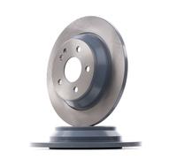 2x FEBI BILSTEIN Disco de freno Trasero adecuado para MERCEDES-BENZ EQV (W447)