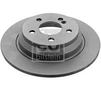 2x Disco de freno Eje trasero macizo 43899 FEBI BILSTEIN para MERCEDES-BENZ SL