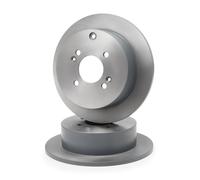 2x FEBI BILSTEIN Disco de freno Trasero para HYUNDAI i20 (PB, PBT) 262mm 31361