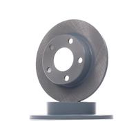 2x FEBI BILSTEIN Disco de freno Trasero para VW Passat B5 Variant (3B5) 245mm