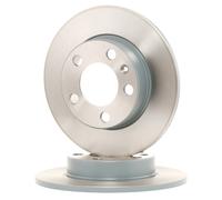 2x FEBI BILSTEIN Disco de freno Trasero para VW Polo V Hatchback (6R1, 6C1)