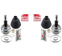 2x FEBI BILSTEIN Kit De Eje De Transmisión Conjunta frente L/R para Opel Meriva