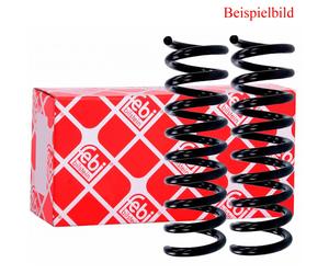 2x Febi BILSTEIN Resorte Suspensión Trasero Apto para Opel Astra H Caravan