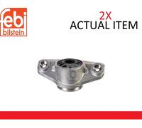 2X FEBI BILSTEIN Set Cojines Tope Amortiguador Trasero 109033 Izq Der