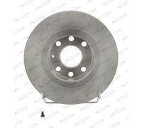 2x FERODO Disco de freno Delantero Ø256mm Altura: 41mm Espesor: 24mm Corona de Agujeros - Ø: 100mm ventilado DDF206 Compatible con OPEL Astra F CC T92 Kadett E CC T85 Calibra A C89 Astra F Caravan T92