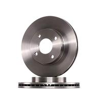 2x FERODO Disco de freno Delantero Ø258mm Altura: 43,5mm Espesor: 22mm Corona de Agujeros - Ø: 108mm ventilado DDF1072 Compatible con FORD Fiesta Mk5 Hatchback JH, JD, JH1, JD1, JH3, JD3 FUSION JU
