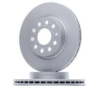 2x FERODO Disco de freno Delantero Ø280mm Altura: 49,5mm Espesor: 22mm ventilado DDF1223C Compatible con VW GOLF VI 5K1 Golf V Hatchback 1K1, AUDI A3 Sportback 8PA, SKODA Octavia II Combi 1Z5, SEAT