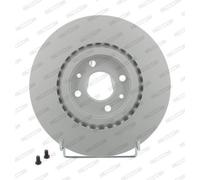 2x FERODO Disco de freno Delantero Ø284mm Altura: 43,5mm Espesor: 22mm ventilado DDF220C Compatible con FIAT BRAVO II 198 QUBO 225 FIORINO Furgón/ranchera familiar 225 Doblo Familiar 119, 223