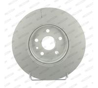 2x FERODO Disco de freno Delantero Ø300mm Altura: 45,5mm Espesor: 26mm Corona de Agujeros - Ø: 105mm ventilado DDF2385C Compatible con OPEL Mokka/Mokka X J13, CHEVROLET Trax I U200, VAUXHALL