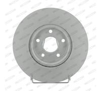 2x FERODO Disco de freno Delantero Ø300mm Altura: 48,5mm Espesor: 25mm ventilado DDF1225C Compatible con FORD FOCUS III Turnier C-Max II DXA/CB7, DXA/CEU Focus Mk2 Familiar DA, FFS, DS FOCUS III