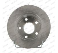 2x FERODO Disco de freno Trasero Ø245mm Altura: 63,9mm Espesor: 10mm Corona de Agujeros - Ø: 112mm macizo DDF321