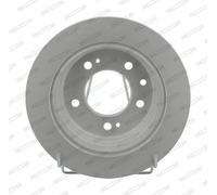 Discos de freno FERODO DDF1618C trasero, macizo, 2 Pieza