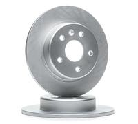 2x FERODO Disco de freno Trasero Ø264mm Altura: 44mm Espesor: 10mm Corona de Agujeros - Ø: 105mm macizo DDF2426C Compatible con OPEL Astra K Sports Tourer B16 Astra K Hatchback B16 AMPERA-E F17