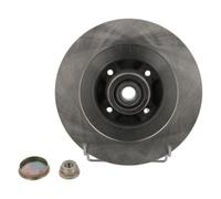 2x FERODO Disco de freno Trasero Ø270mm Altura: 80,6mm Espesor: 10mm macizo DDF1570-1 Compatible con RENAULT Megane 2 Ranchera familiar KM0/1 Scénic 2 JM0/1 Megane 2 Furgón/ranchera familiar KM