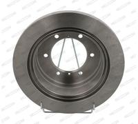 2x FERODO Disco de freno Trasero Ø315mm Altura: 84,2mm Espesor: 18mm Corona de Agujeros - Ø: 139,7mm macizo DDF715