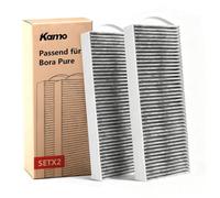 2x filtro a carbone attivo - Compatibile con Bora Pure PUAKF/X Pure/S Pure/M Pure, per cappa a ricircolo PURU o PUXU