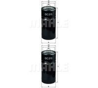 2x FILTRO De Aceite MAHLE / KNECHT OC 213