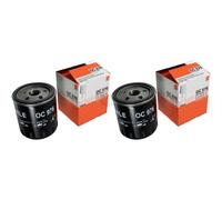 2x FILTRO DE ACEITE MAHLE / KNECHT OC 976