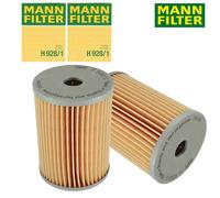 2X FILTRO DE ACEITE MANN H 928/1 FILTRO MOTOR OELFILTER FILTRO C 1 TZ 6731 D