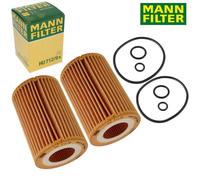 2X FILTRO DE ACEITE MANN HU 712/9 X PARA HONDA ACCORD CU CR-V RE 15430-RSR-E01